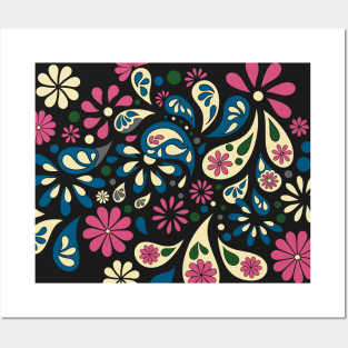 Summer Color Palette Floral Decor Posters and Art